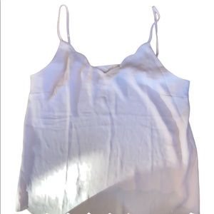 This is a Halogen light pink women’s top.